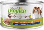 Natural Trainer Dog Sensitive Adult Small & Toy hobuseliha ja riisiga, 6 &times; 150 g