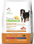 Natural Trainer Dog Sensitive No Gluten Adult Medium/Maxi sealihaga, 12 kg