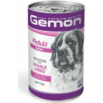 GEMON Dog chunks Adult MAXI sea- ja riisiga 1,25 kg