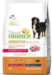 Natural Trainer Dog Sensitive No Gluten Adult Medium/Maxi k&uuml;&uuml;likulihaga, 3 kg