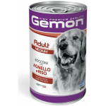 GEMON Dog chunks Adult MEDIUM lambaliha ja riisiga 1,25 kg