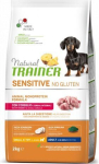 Natural Trainer Dog Sensitive No Gluten Adult Mini k&uuml;&uuml;likulihaga, 2 kg