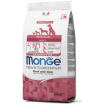 MONGE ALL BREEDS Adult Monoprotein Beef with Rice 2,5 kg