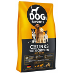 Happy Dog DOG's Favorite Chunks with Chicken - kuivtoit koertele kanaga 15 kg