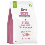 Brit Care Sustainable Sensitive Adult Small Breed Chicken & Insect 3 kg