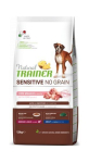 Natural Trainer Dog Sensitive No Grain Adult Medium/Maxi sealihaga, 12 kg