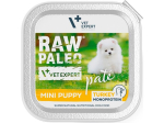RAW PALEO Mini Puppy Turkey pasteet 150 g v&auml;ikestele kutsikatele