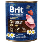 Brit Premium by Nature m&auml;rgtoit kalkuniliha ja maksaga 800 g