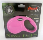 FLEXI NEW CLASSIC n&ouml;&ouml;rrihm M 5M kuni 20KG roosa