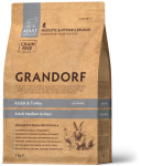 GRANDORF Rabbit & Turkey Adult Medium & Maxi Breeds 10 kg