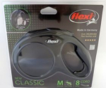 FLEXI NEW CLASSIC n&ouml;&ouml;rrihm M 8M kuni 20KG must