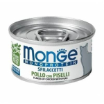 Monge Flakes Monoproteinic kassidele kana ja hernestega 80 g
