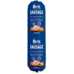 BRIT PREMIUM m&auml;rgtoit kana ja k&uuml;&uuml;likuga vorst 800 g