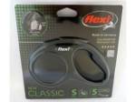 FLEXI NEW CLASSIC n&ouml;&ouml;rrihm S 5M kuni 12KG must