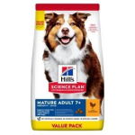 HILLS SP KESKMISE SUURUSEGA KOERTE KUIVTOIT 7+ KANAGA 18 KG