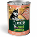Monge BWild chunks kastmes Adult l&otilde;he k&otilde;rvitsa ja suvik&otilde;rvitsaga 400 g