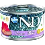 N&D CAT NATURAL TUNA SHRIMP 140g
