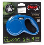 FLEXI NEW CLASSIC n&ouml;&ouml;rrihm S 5M kuni 12KG sinine