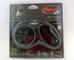 FLEXI NEW CLASSIC n&ouml;&ouml;rrihm S 8M kuni 12KG must