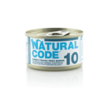 Forza10 Natural Code 10 - tuunikala ja v&auml;ikesed valged kalad 12 &times; 85 g