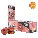 UNIQ PETS - Collagen donut duck & strawberry 7cm &ndash; maius koertele part maasika ja kollageeniga 50 g&times;10 tk.