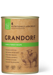 GRANDORF Dog Lamb & Turkey konserv koertele 400 g