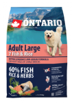ONTARIO Adult Large Fish and Rice, 2,25 kg