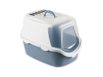 STEFANPLAST kinnine kassitualett CATHY EASY CLEAN 56 x 40 x 40 cm, valge / sinine