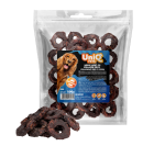 UniQ Pets - Horse Meat On Collagen Rings &ndash; Hobuseliha kollageenr&otilde;ngastel, 5 cm, 500 g