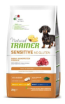 Natural Trainer Sensitive No Gluten Adult Mini lambalihaga, 2 kg