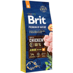 Brit Premium By Nature Junior Medium 15 kg