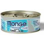 Monge Jelly tuunikalafilee an&scaron;oovistega Senior 80 g