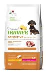 Natural Trainer Sensitive No Gluten Puppy & Junior Mini pardilihaga, 2 kg