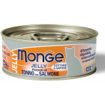 Monge Jelly tuunikalahelbed l&otilde;hega t&auml;iskasvanud kassidele 80 g