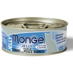 Monge Jelly tuunikalahelbed meriahvenaga t&auml;iskasvanud kassidele 80 g