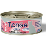 Monge Jelly tuunikalahelbed krevettidega t&auml;iskasvanud kassidele 80 g