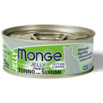 Monge Jelly tuunikalahelbed surimiga t&auml;iskasvanud kassidele 80 g
