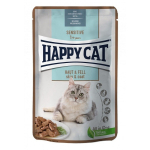 Happy Cat Meat in Sauce Sensitive Haut & Fell 85 g
