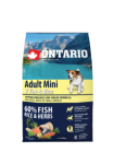 ONTARIO Adult Mini Fish and Rice, 2,25 kg