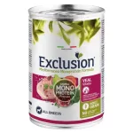 EXCLUSION Mediterraneo vasikalihaga konserv koertele 400 g