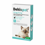 Dehispot Spot-On 30 mg/7,5 mg lahus kassidele 0,35 ml (0,5&ndash;2,5 kg) N1