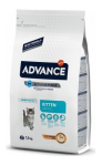 ADVANCE Cat Kitten 1,5 kg, 2&ndash;12 kuu vanustele kassipoegadele, kana ja riis