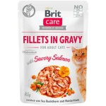 Brit Care Cat Pouch Fillets in Gravy Salmon 85 g