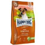 Happy Dog Sensible Mini Toscana 4 kg - gluteenivaba kuivtoit v&auml;ikest t&otilde;ugu koertele l&otilde;he ja pardiga