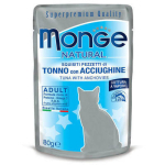 Monge Natural pouches tuunikala želees an&scaron;oovistega 80 g