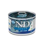 N&D DOG OCEAN CODFISH SQUID MINI 140G