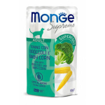 Monge Supreme pouches tuunikala brokoli ja noore maisiga t&auml;iskasvanud kassidele 80 g