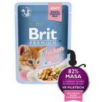 Brit Premium Cat Delicate Fillets in Gravy Chicken Kitten 85 g