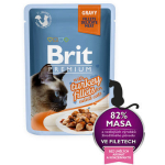 Brit Premium Cat Delicate Fillets in Gravy Turkey 85 g