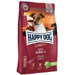 Happy Dog Sensible Mini Africa 4 kg - teraviljavaba kuivtoit v&auml;ikest t&otilde;ugu koertele jaanalinnulihaga